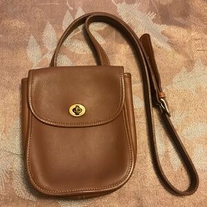 Tan Side Leather Bag